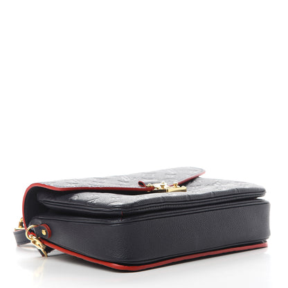 Louis Vuitton Empreinte Pochette Metis Marine Rouge 4 of 12