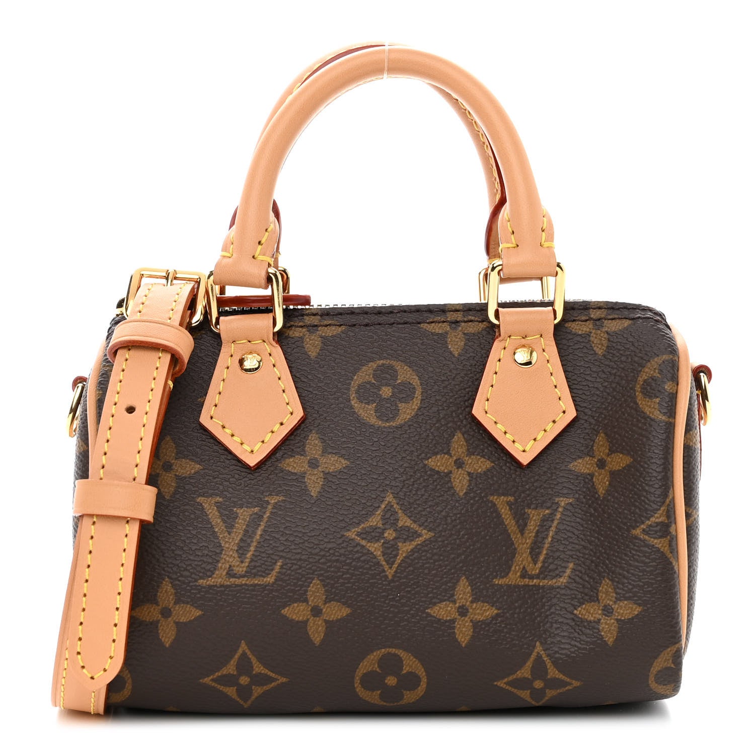 Louis Vuitton LOUIS VUITTON Monogram Nano Speedy Bandouliere 1 of 9