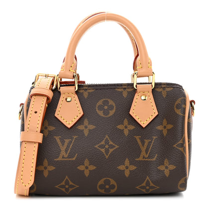 Louis Vuitton LOUIS VUITTON Monogram Nano Speedy Bandouliere 1 of 9