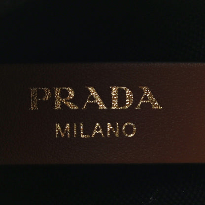 Prada Raffia City Calf Bucket Bag Naturale Cognac 5 of 8