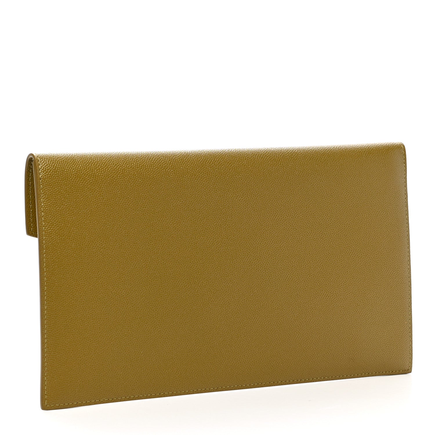 Saint Laurent Grain De Poudre Uptown Pouch Olive 3 of 7