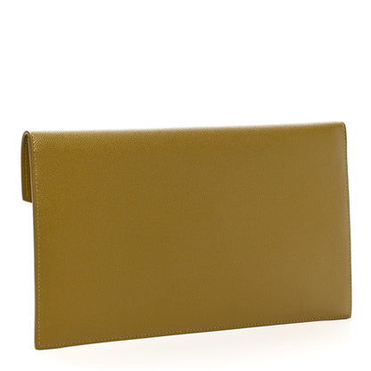 Saint Laurent Grain De Poudre Uptown Pouch Olive 3 of 8