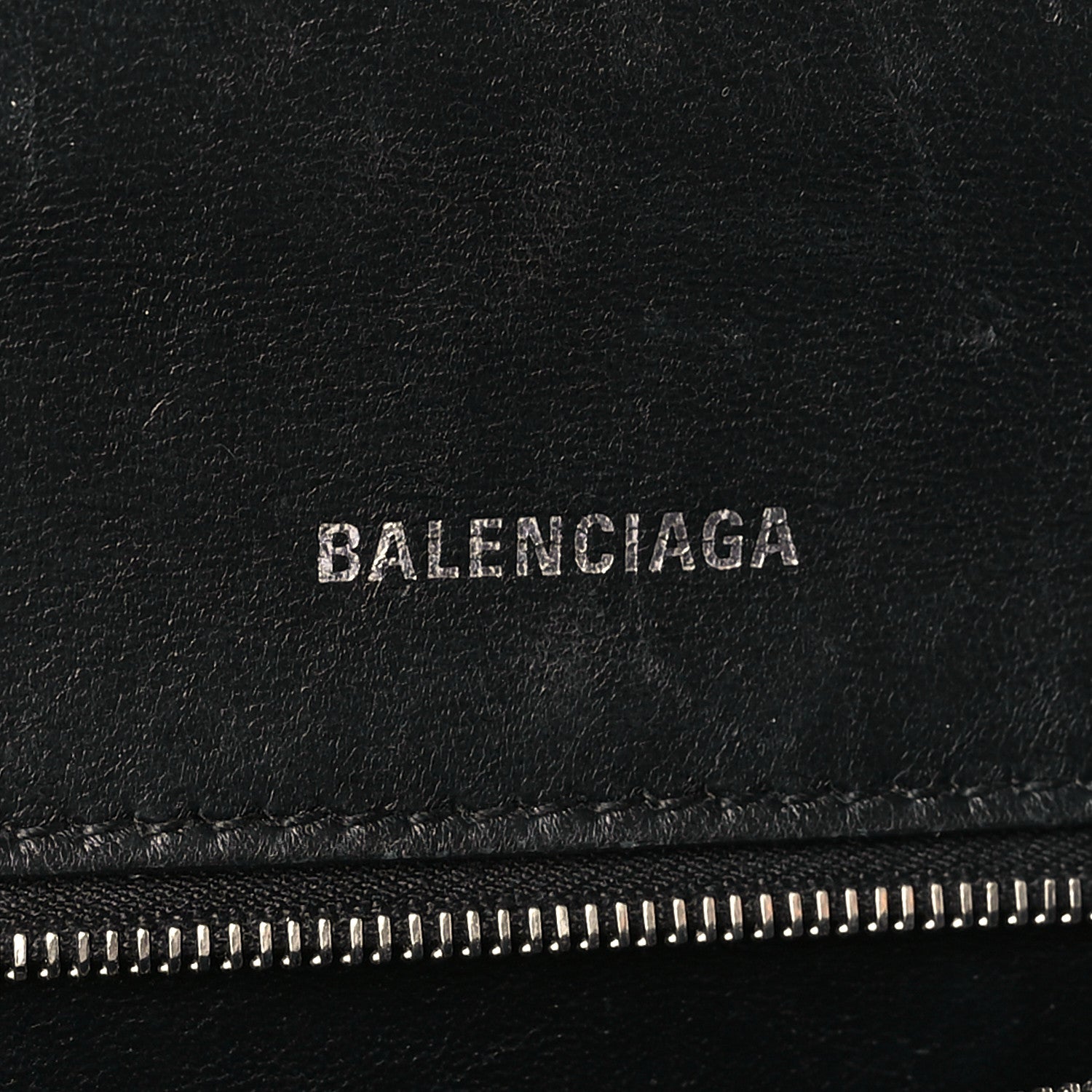 Balenciaga Grained Calfskin Small Hourglass Top Handle Bag Black 6 of 10