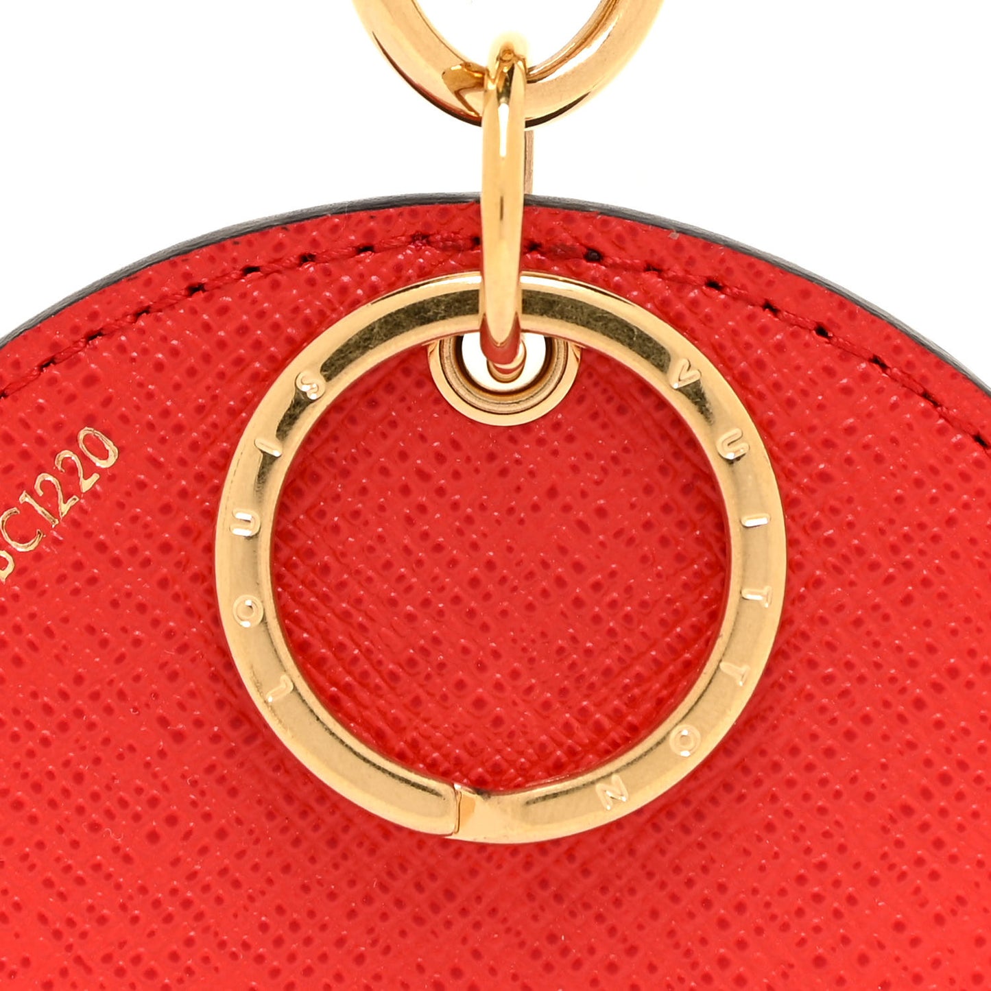 Monogram 2020 Christmas Animation Bumper Cars Bag Charm Key Ring Coquelicot