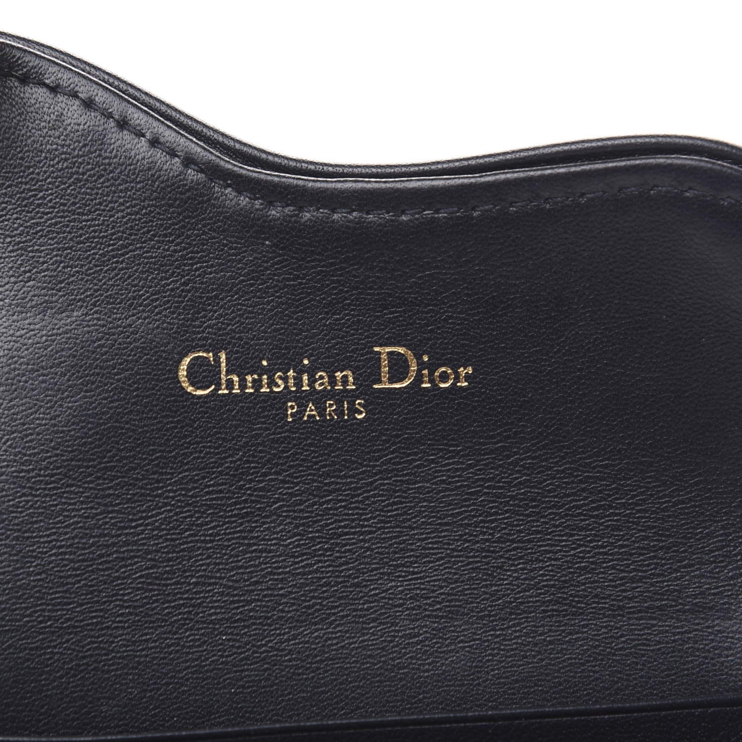 Christian Dior Oblique Saddle Card Holder Blue 6 of 8