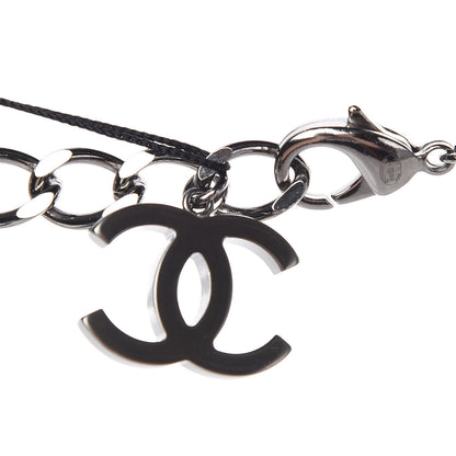 Chanel Oversized Chain Logo Necklace Ruthenium 5 of 7