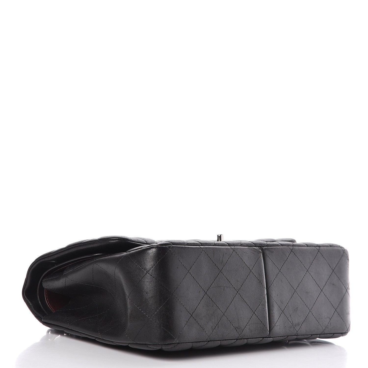 Chanel Lambskin Quilted Jumbo Double Flap Black 4 of 26