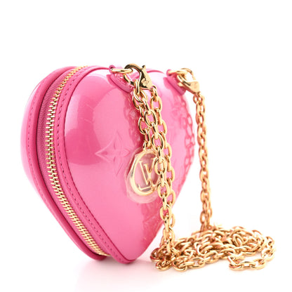 Louis Vuitton Vernis Keep My Heart Chain Bag Neon Pink 3 of 10