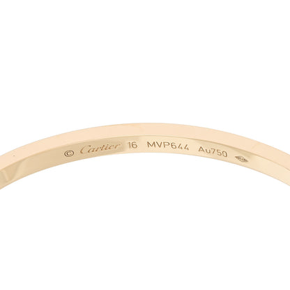 Cartier 18K Yellow Gold Small LOVE Bracelet 16 6 of 8