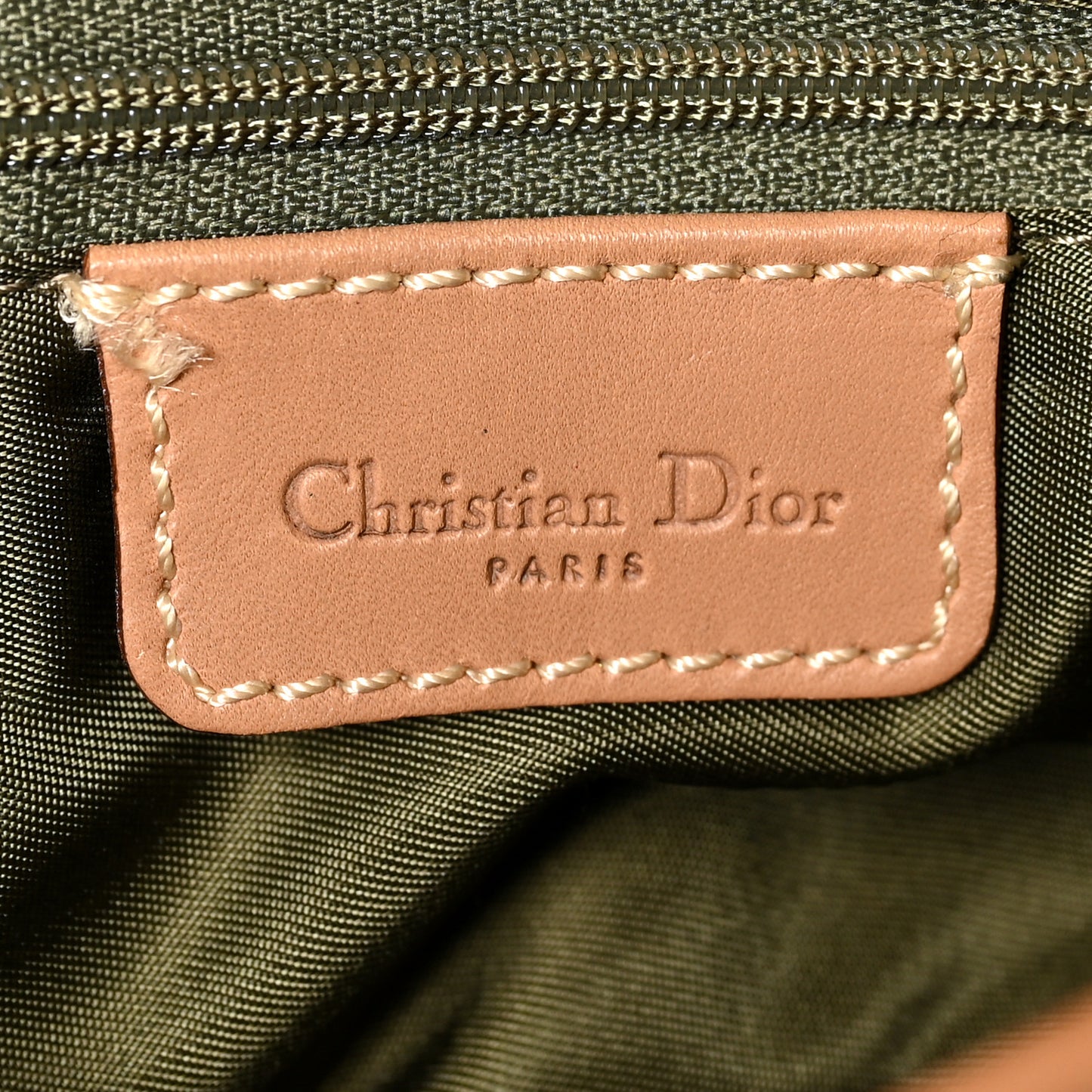 Monogram Double Saddle Bag Green