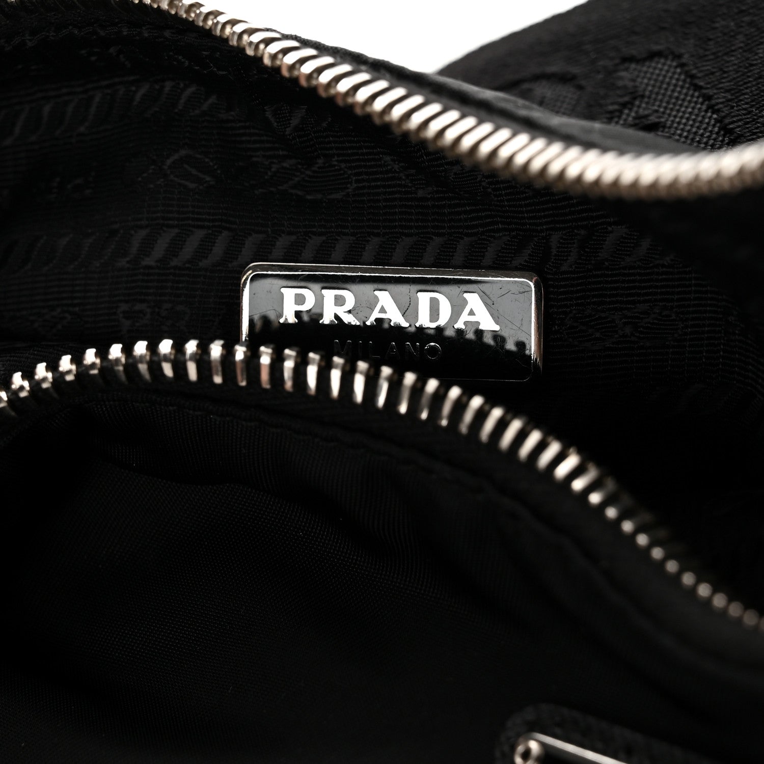 Prada Nylon Re-Edition 2005 Shoulder Bag Black 6 of 12
