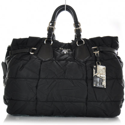 Prada Tessuto Nylon Quilted Tote Nero 1 of 10