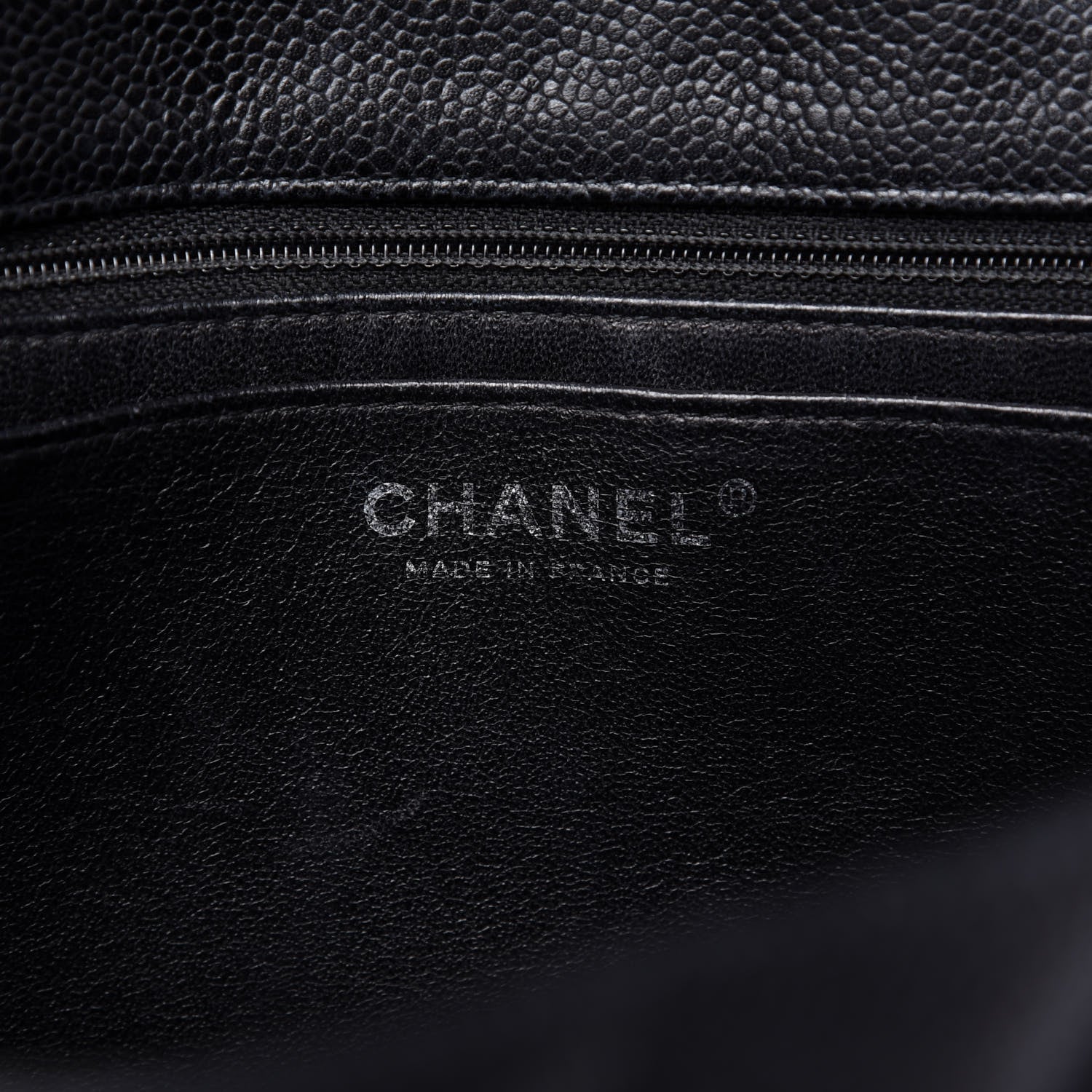 Chanel Caviar Quilted Jumbo Single Flap Black 9 of 11