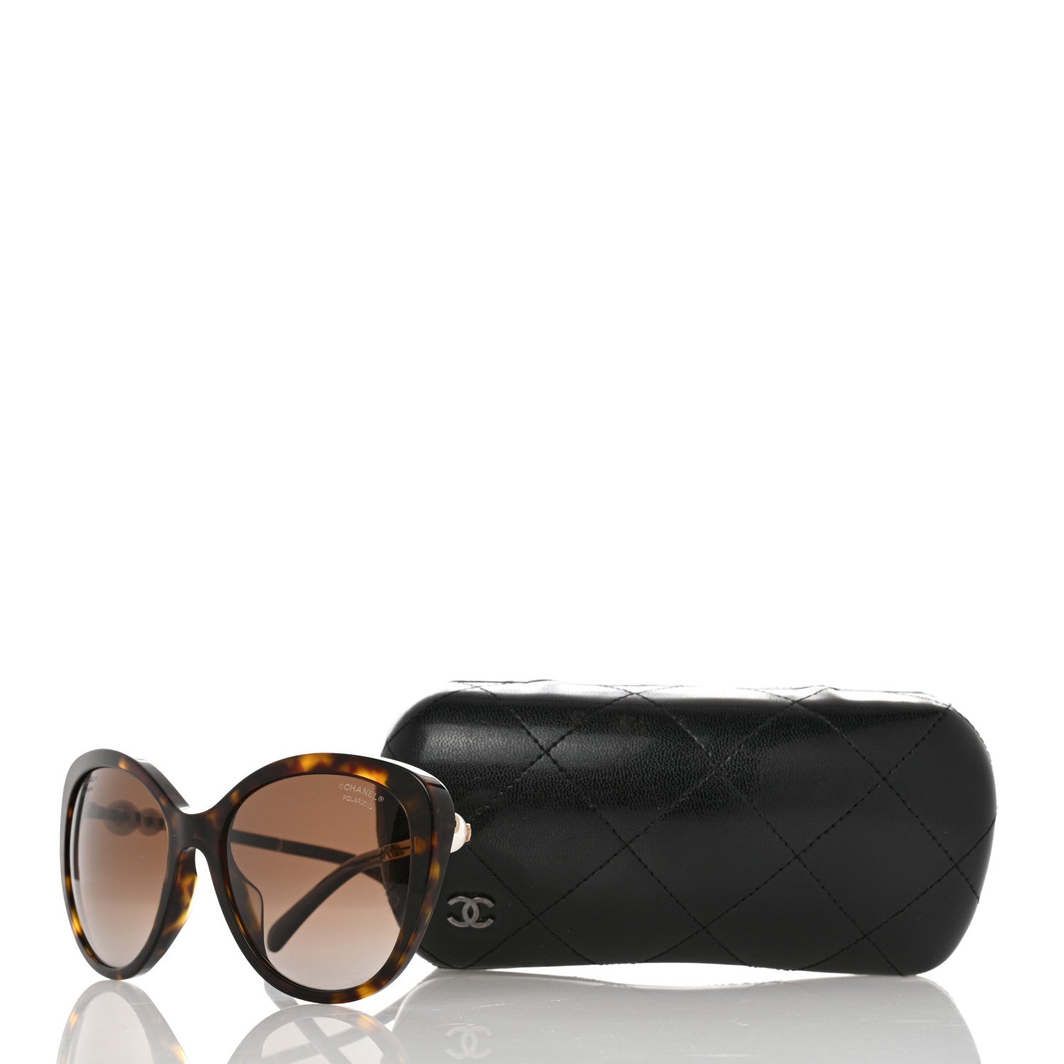 Chanel Pearl Sunglasses 5338-H-A Tortoise 8 of 8