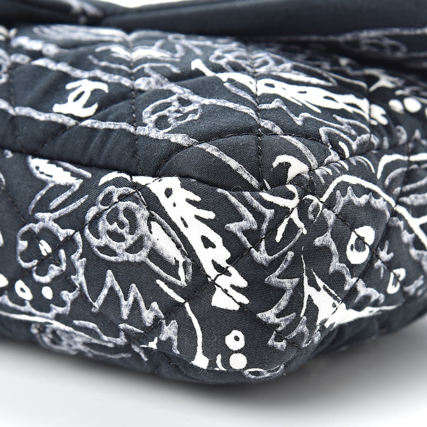 Cotton Quilted Small Bandana Single Flap Navy