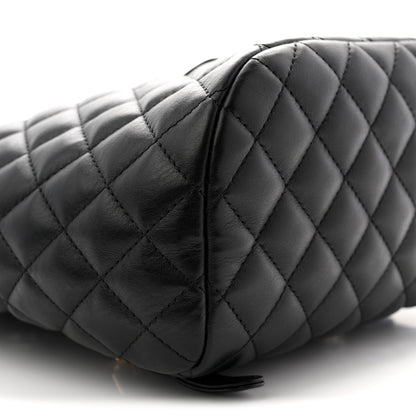 Chanel Lambskin Quilted Small Urban Spirit Backpack Black 9 of 10
