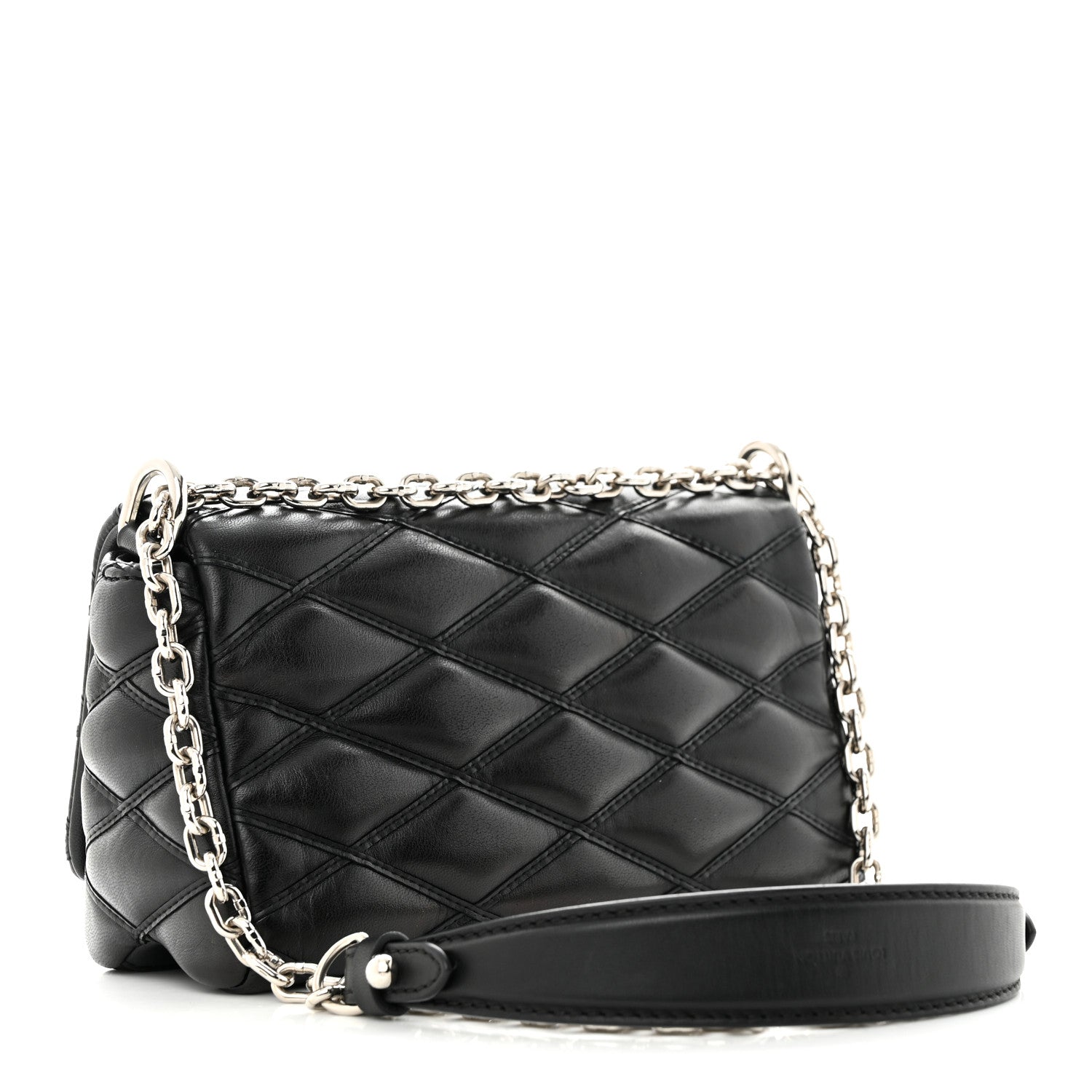 Louis Vuitton Lambskin Malletage GO-14 PM Black 3 of 12