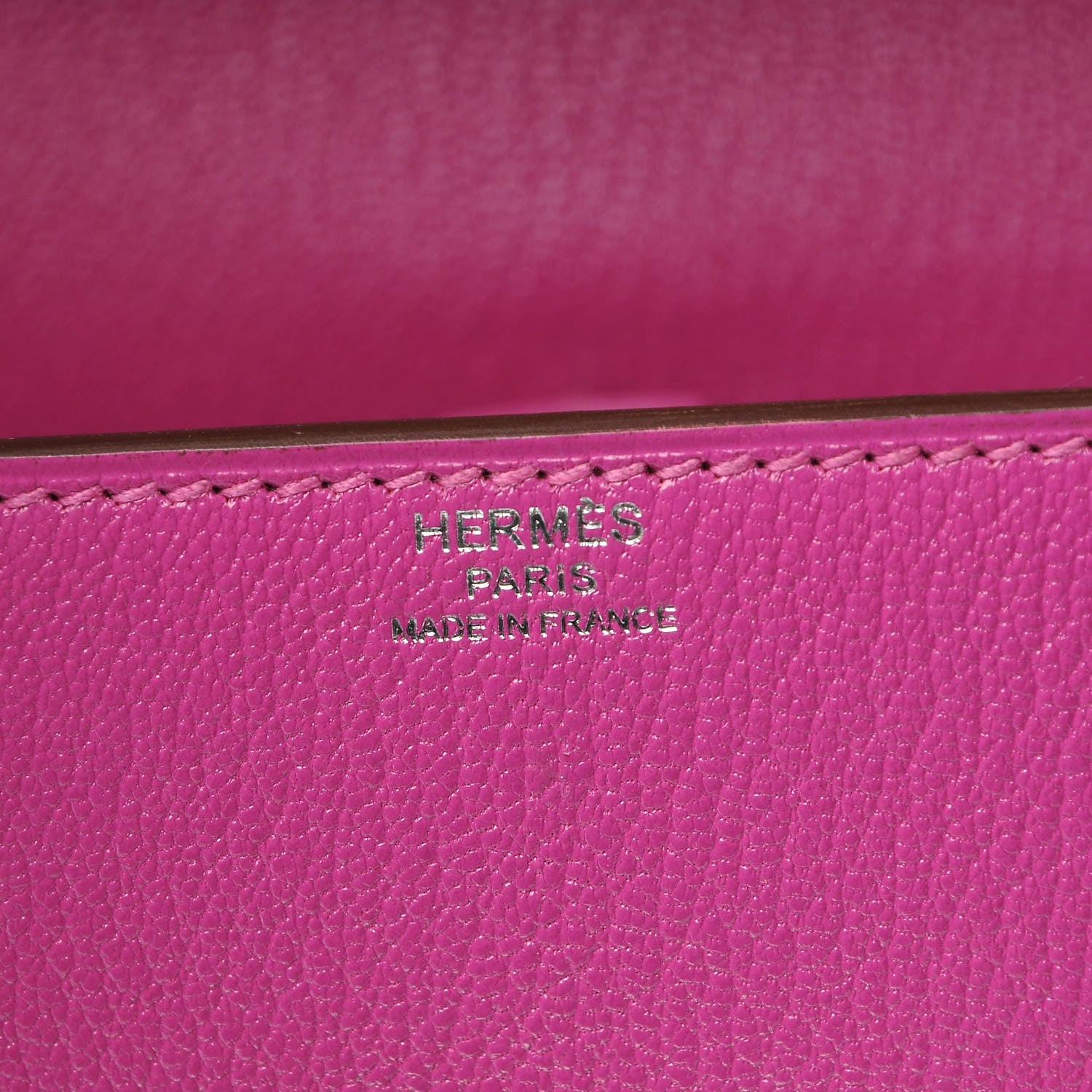 Hermes Chevre Mysore Cinhetic Boxy Top Handle Bag Magnolia 6 of 7