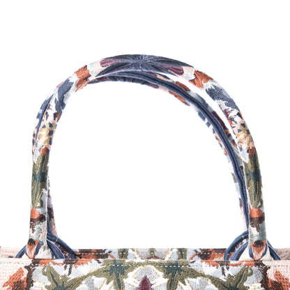 Christian Dior Canvas Embroidered KaleiDioroscopic Book Tote Multicolor 8 of 11