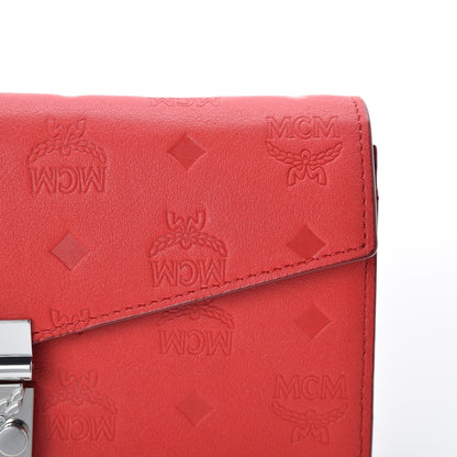 MCM Calfskin Ottomar Large Patricia Wallet On Chain Red 9 of 10