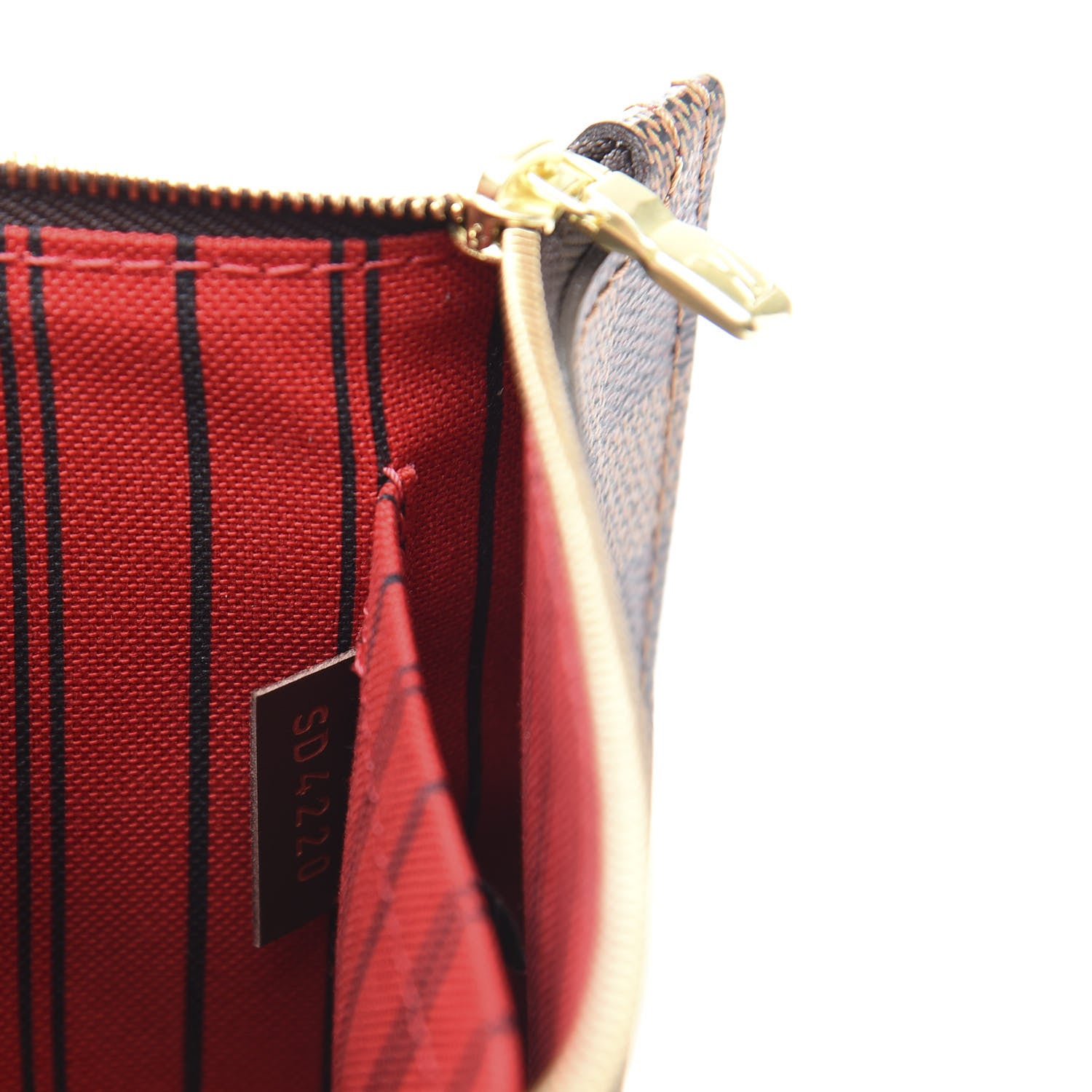 Louis Vuitton Damier Ebene Neverfull MM GM Pochette 8 of 10