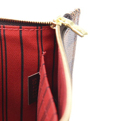 Louis Vuitton Damier Ebene Neverfull MM GM Pochette 8 of 10