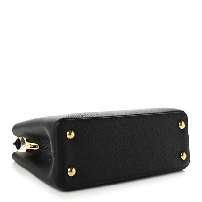Louis Vuitton Taurillon Capucines MM Black Rose Berlingot 4 of 9