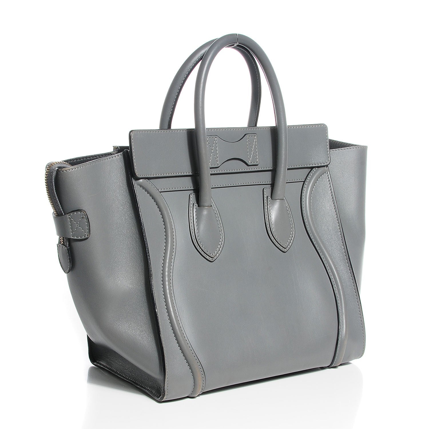 Celine Palmelato Calfskin Mini Luggage Grey 3 of 9