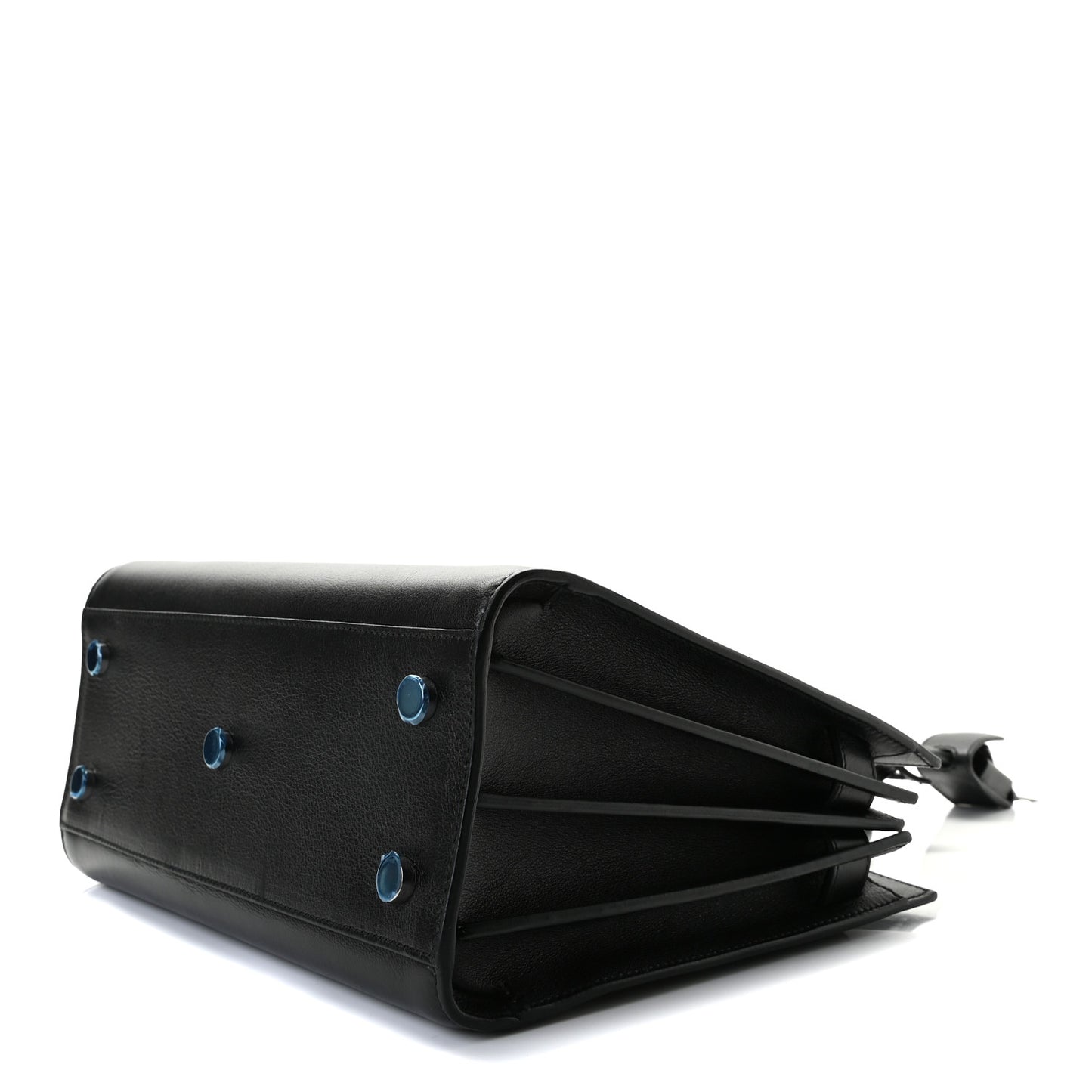 Calfskin Patchwork Baby Sac De Jour Black
