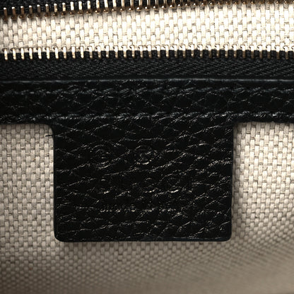 Gucci Pebbled Calfskin Medium Soho Flap Crossbody Black 6 of 9