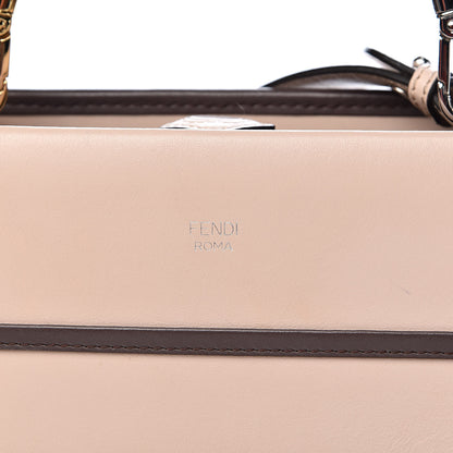 Fendi Vitello Century Opaco F is Fendi Bi-Color Regular Runaway Satchel Soap Moresco 7 of 19