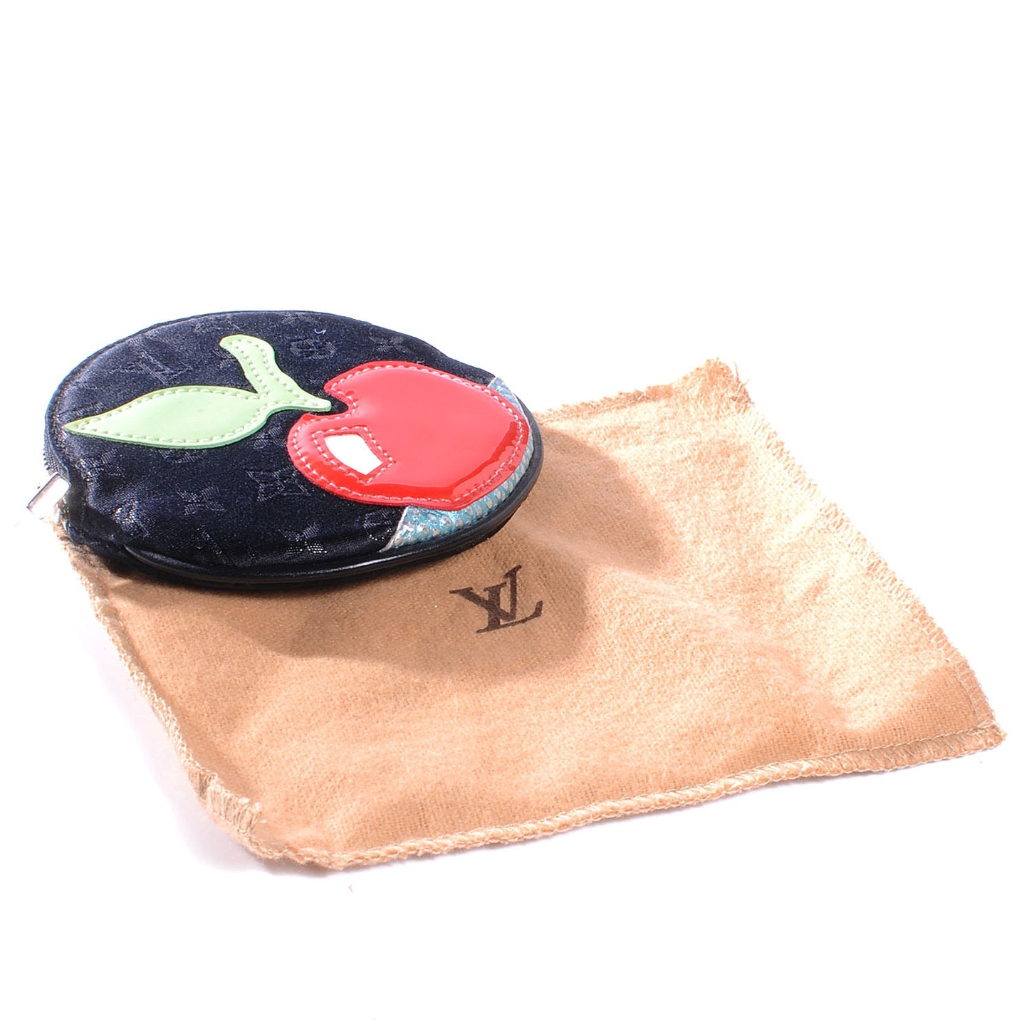 Mini Monogram Conte de Fees Coin Round Apple