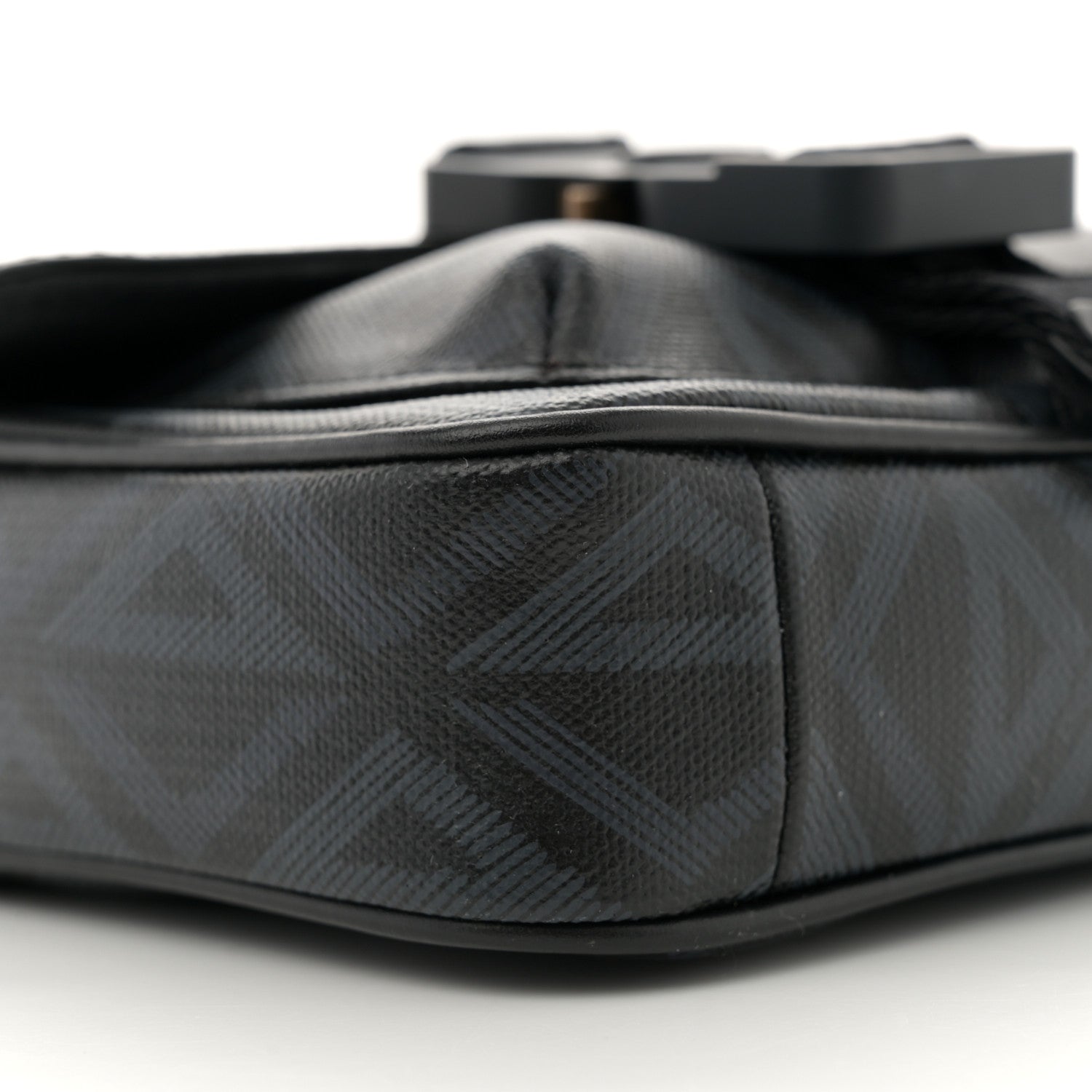 Christian Dior Coated Canvas CD Diamond Mini Hit The Road Bag Black 9 of 10