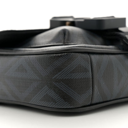 Christian Dior Coated Canvas CD Diamond Mini Hit The Road Bag Black 9 of 10