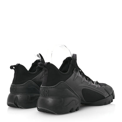 Christian Dior Neoprene Rubber Womens D-Connect Sneakers 37.5 Black 4 of 8