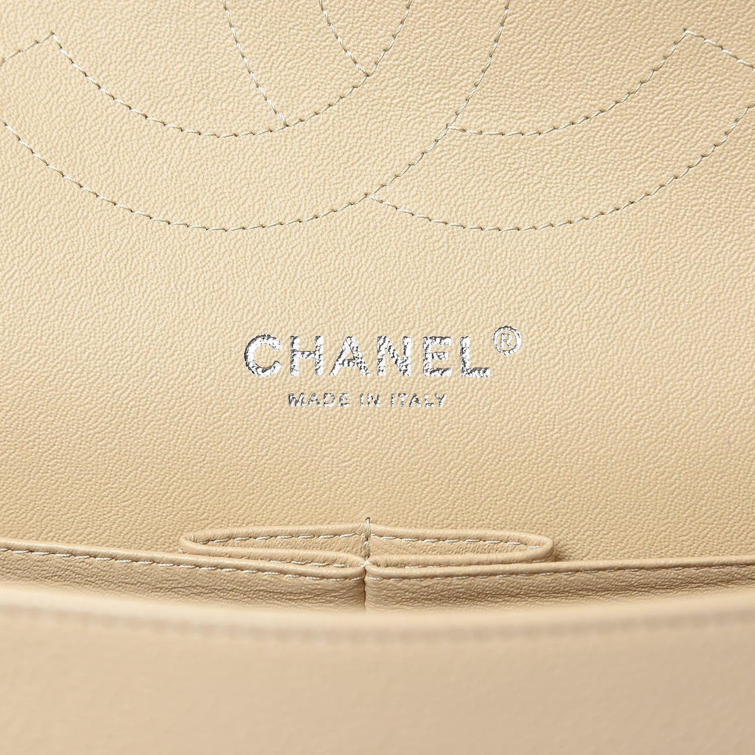 Chanel Caviar Quilted Jumbo Double Flap Beige Clair 8 of 9