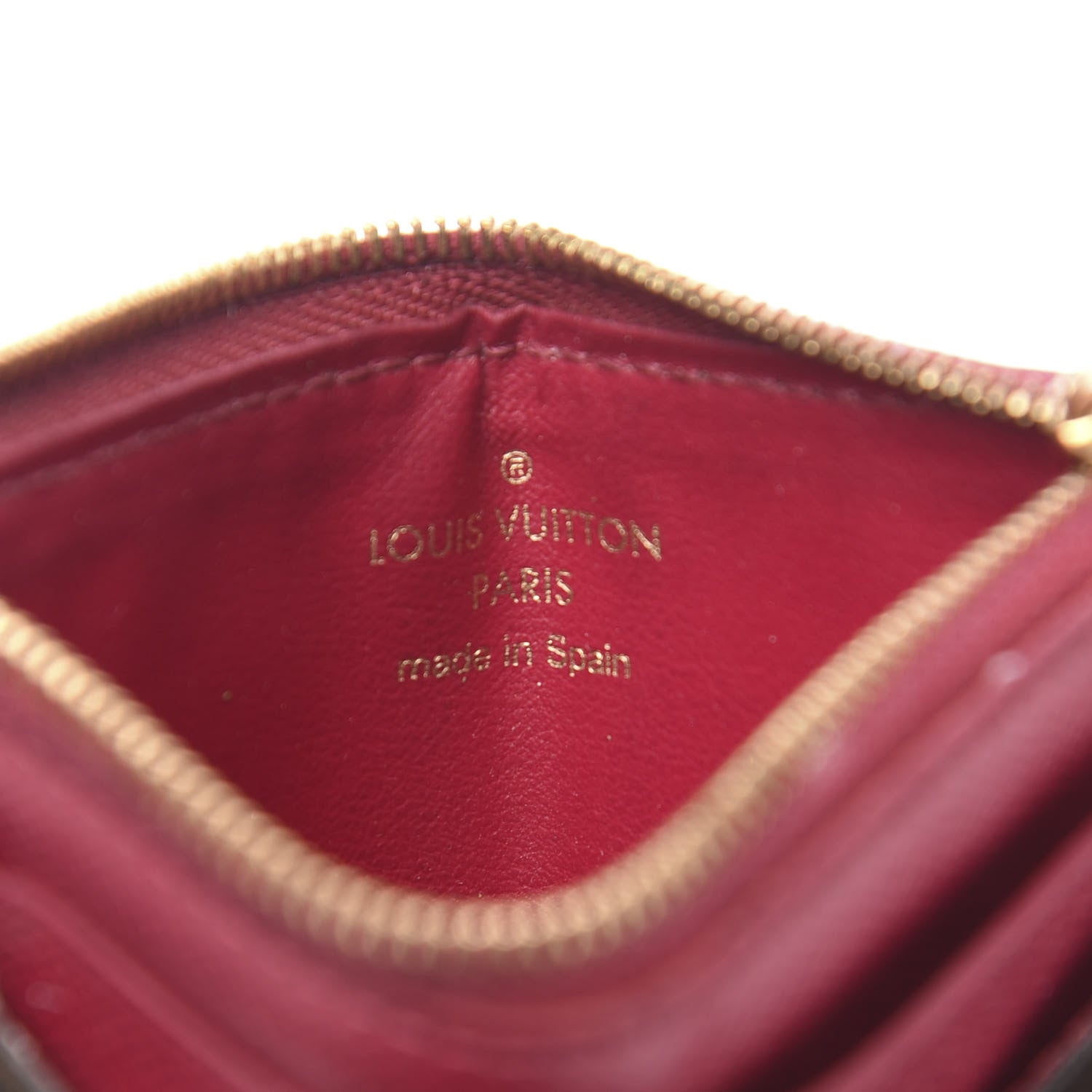 Louis Vuitton Monogram Zipped Card Holder Fuchsia 5 of 10