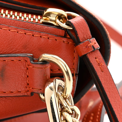 Chloe Suede Calfskin Small Faye Backpack Sepia Red 11 of 11