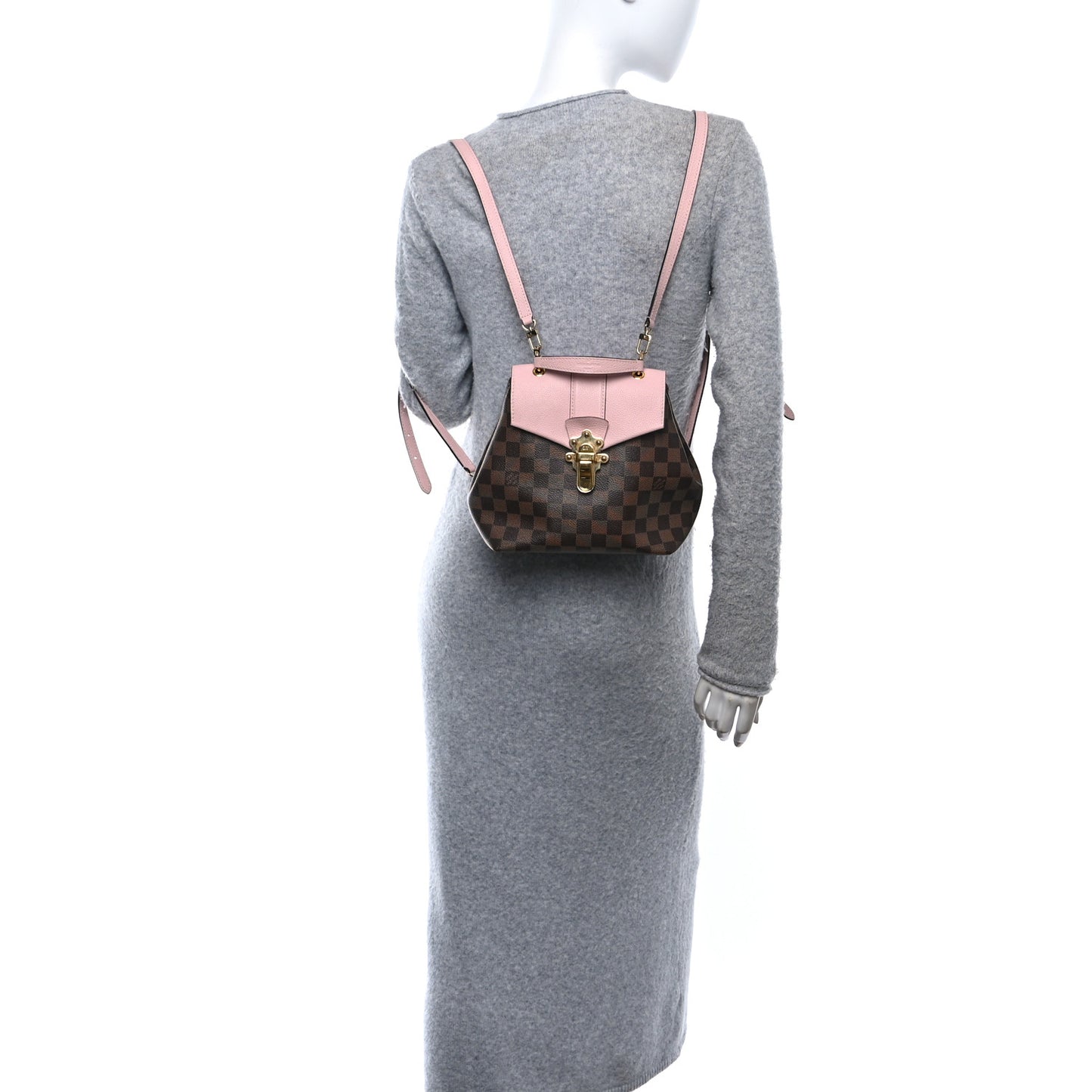 Damier Ebene Clapton Backpack Magnolia