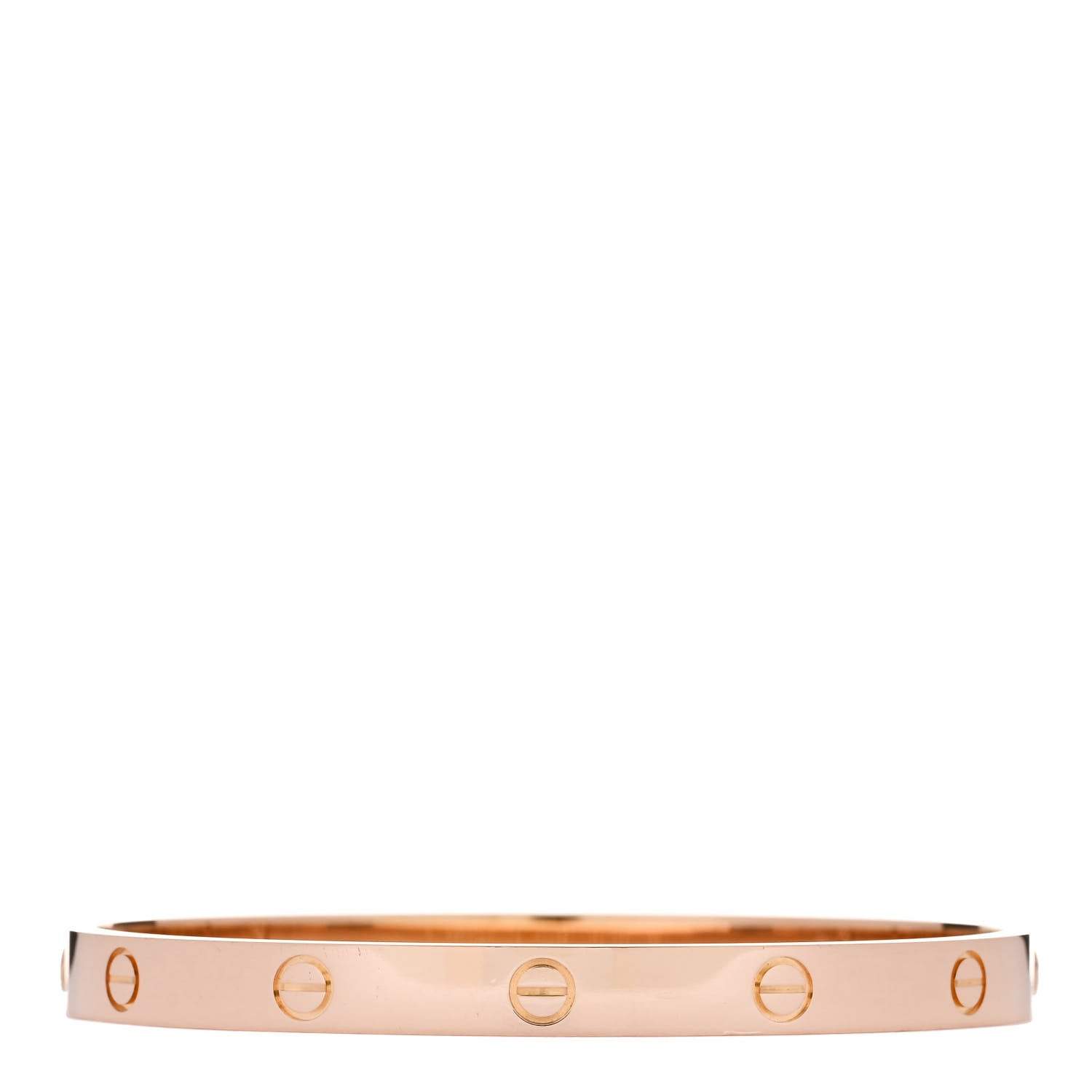 Cartier 18K Pink Gold LOVE Bracelet 19 2 of 7