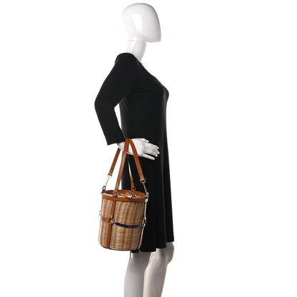 Gucci Wicker Bucket Bag Natural 2 of 12