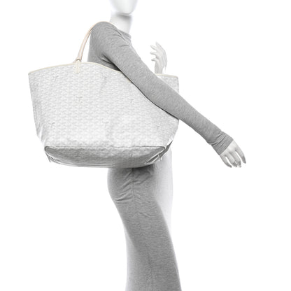 Goyard Goyardine Saint Louis GM White 2 of 12