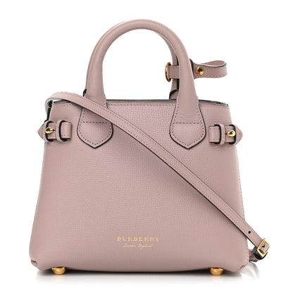 Burberry Grainy Calfskin House Check Baby Banner Tote Pale Orchid 1 of 14
