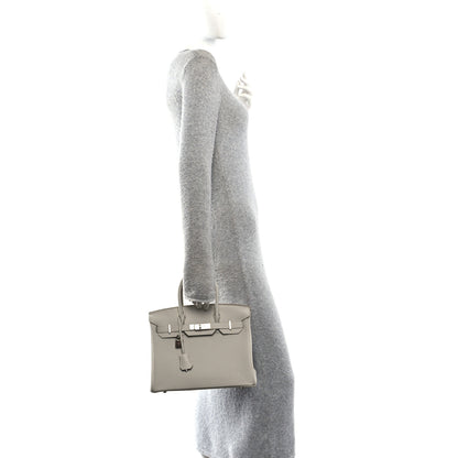 Hermes Togo BIRKIN 30 Gris Perle 2 of 13