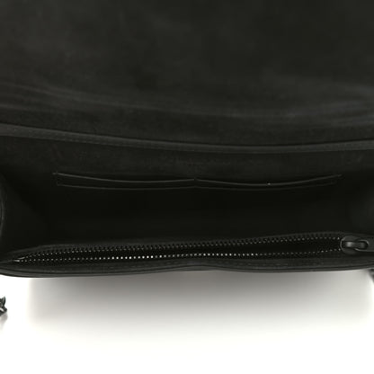 Christian Dior Ultra Matte Calfskin Diorama Wallet on Chain Pouch Black 8 of 9