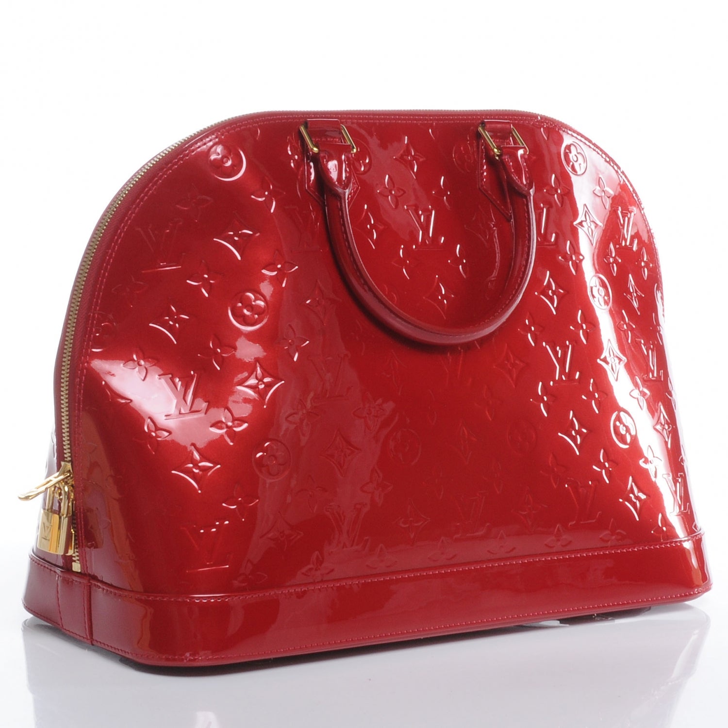 Louis Vuitton Vernis Alma GM Pomme D'Amour 3 of 7