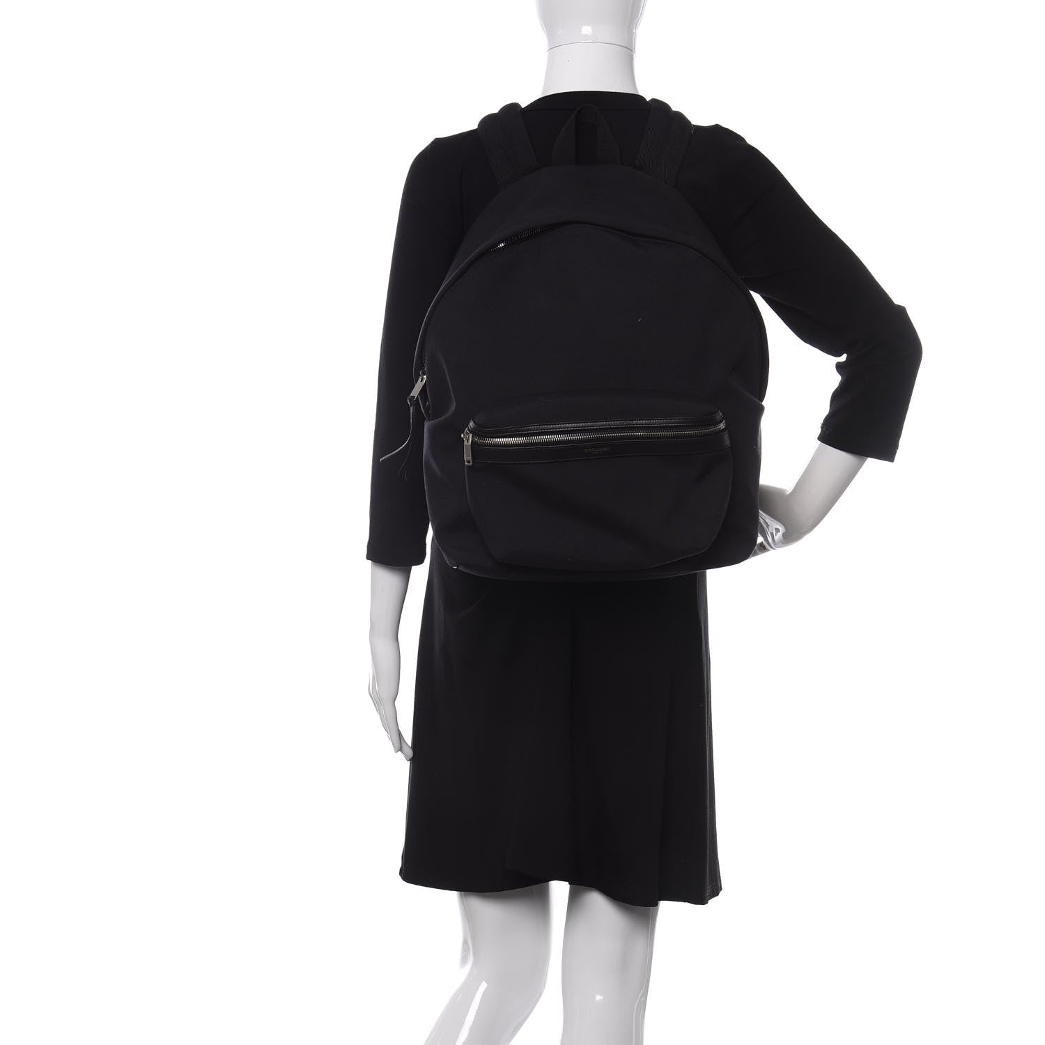 Saint Laurent Nylon Classic Hunting Backpack Black 2 of 10