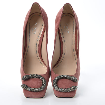 Gucci Suede Dionysus Pumps 36 Lipstick Rose 5 of 11