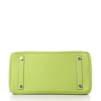 Hermes Epsom Candy Birkin 30 Kiwi Lichen 6 of 38