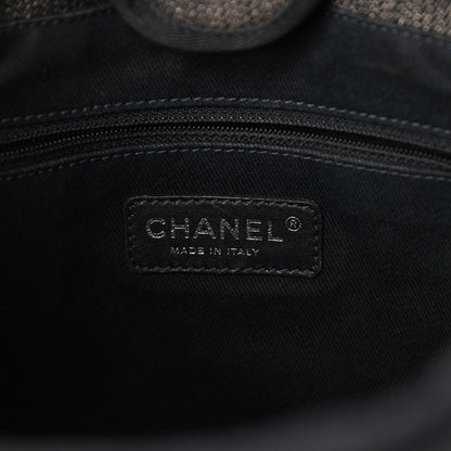 Chanel Denim Mini Deauville Tote Dark Blue 6 of 10